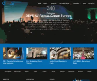 Devsavrentalgroup.com(Devs Av company) Screenshot