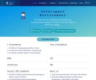 Devsenv.com(A Developers Environment to learn) Screenshot