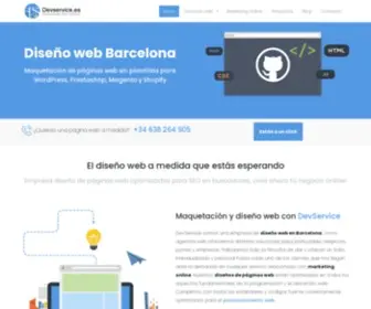 Devservice.es(Agencia de Marketing Digital y SEO en Barcelona) Screenshot