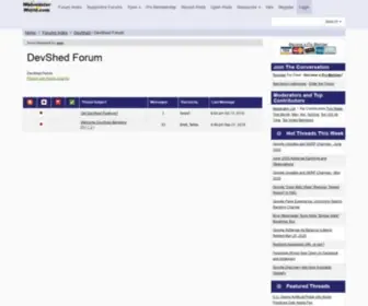 Devshed.com(DevShed Forum) Screenshot