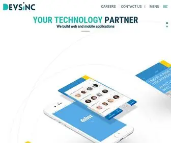 Devsinc.com(Software development for startups and enterprises) Screenshot