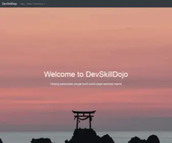 Devskilldojo.com(Home) Screenshot