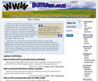 Devspin.com(Java Programming Tips) Screenshot
