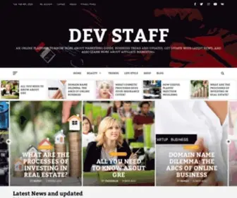 Devstaff.org(Top Blogger point) Screenshot