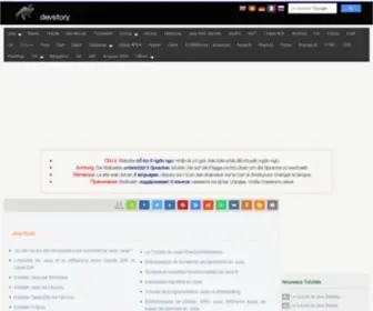 Devstory.net(Tutoriels de programmation) Screenshot