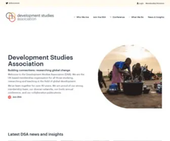 Devstud.org.uk(The Development Studies Association) Screenshot
