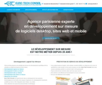 Devsurmesure.fr(Développement sur mesure) Screenshot