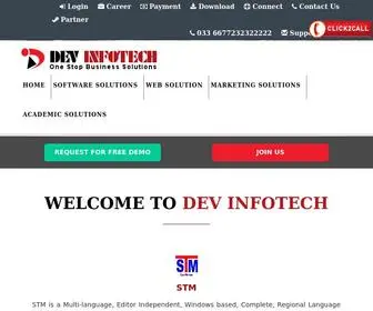 Devtekosbs.com(DEV INFOTECH) Screenshot