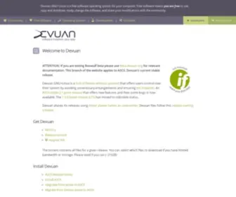 Devuan.org(Devuan GNU) Screenshot