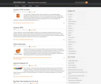 Devveri.com(Boğulacaksan büyük veride boğul) Screenshot