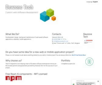 DevZonetech.com(Devzone Tech) Screenshot