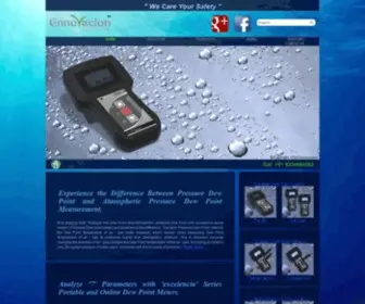 Dew-Point-Meter.in(Portable and Online Dew point Meter and moisture analyzer manufacturer in india) Screenshot