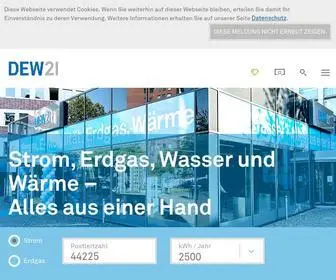 Dew21.de(Startseite DEW21 DEW21) Screenshot