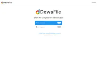 Dewafile.com(Simplify Links Google Drive Files) Screenshot