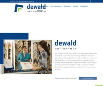 Dewald-ART-Rahmen.de(Fachgeschäft Waldshut) Screenshot