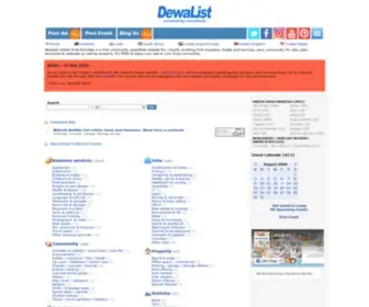 Dewalist.ae(DewaList Classifieds Online) Screenshot