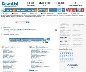 Dewalist.com(Discover Dewalist) Screenshot