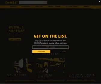 Dewalt.ae(DEWALT® Power Tools Official Site) Screenshot