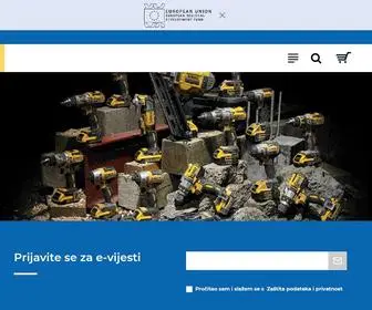 Dewalt.hr(Trgovina z orodjem DeWalt) Screenshot