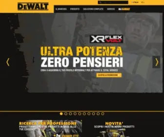 Dewalt.it(DEWALT Italia) Screenshot