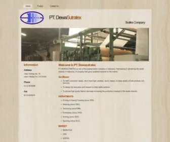 Dewasutra.com(Textiles Factory) Screenshot