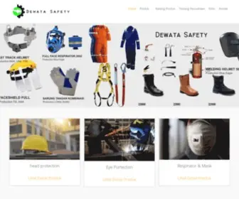 Dewatasafety.com(Supplier alat safety bali & lombok) Screenshot