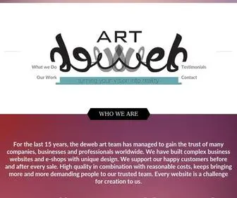 Dewebart.com(Turning your vision into reality) Screenshot