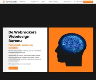Dewebmakers.nl(Webdesign bureau De Webmakers) Screenshot