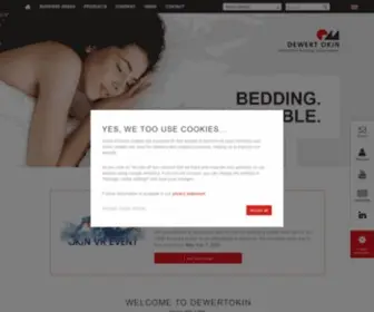 Dewertokin.com(DewertOkin GmbH based in Kirchlengern) Screenshot