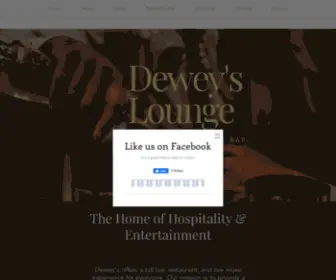 Deweyslounge.com(Dewey's Jazz Lounge) Screenshot