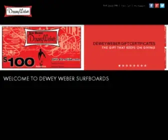 Deweyweber.com(Dewey Weber Surfboards) Screenshot
