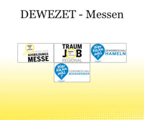 Dewezet-Messen.de(DEWEZET Messen) Screenshot
