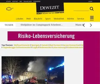 Dewezet.de(Aktuelle Nachrichten der Deister) Screenshot