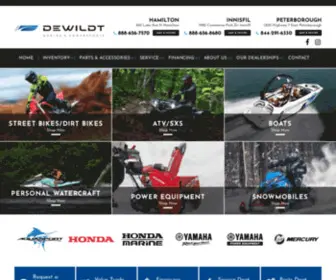 Dewildthonda.com(Dewildt Marine & Powersports) Screenshot