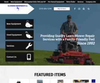 Dewinne-Equipment.com(Mowers) Screenshot