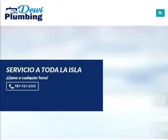 Dewiplumbing.com(Puerto Rico (PR)) Screenshot