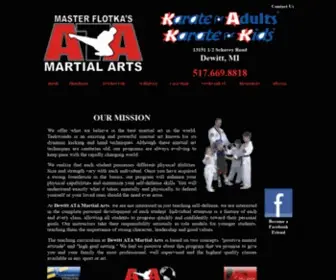 Dewittata.com(Master Flotka's ATA Martial Arts & Karate for Kids) Screenshot