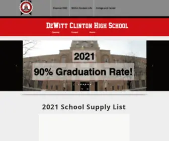 Dewittclintonhs.com(DeWitt Clinton High School) Screenshot