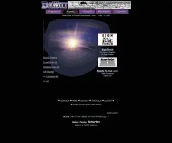 Dewittindustries.com(DeWitt Industries Graphics and Design) Screenshot