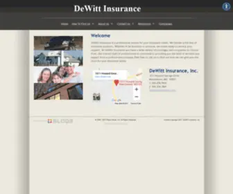 Dewittins.com(DeWitt Insurance) Screenshot