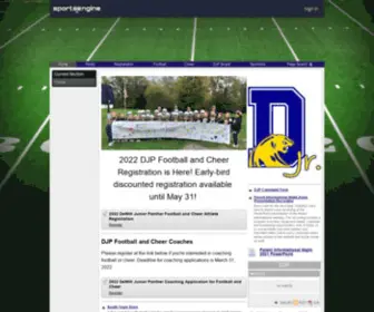 Dewittjrpanthers.org(DeWitt Junior Panthers) Screenshot