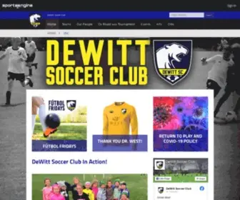 Dewittsoccer.org(Dewitt soccer club) Screenshot