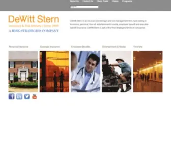 Dewittstern.com(DeWitt Stern Group) Screenshot