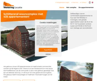 Dewoldringlocatie.nl(435 prachtige appartementen in Groningen) Screenshot