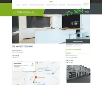 Dewolfdesign.be(Keukens voor het leven bij DEWOLFDESIGN Concepts de cuisines pour la vie) Screenshot