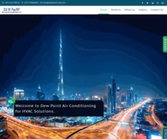 Dewpoint-Uae.com(DEW POINT AIR CONDITIONING LLC) Screenshot
