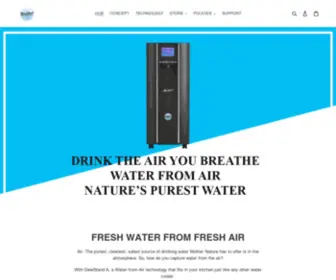 Dewstand.com(The Dewstand Futuristic Water Cooler) Screenshot