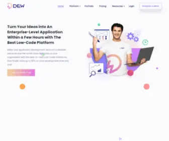 Dewstudio.io(Low Code Application Development) Screenshot