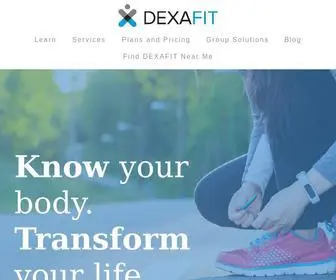 Dexafit.com(DEXA scans & Body Fat Testing) Screenshot