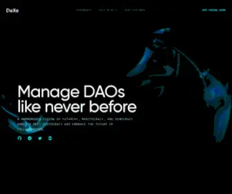 Dexe.network(DeXe network) Screenshot
